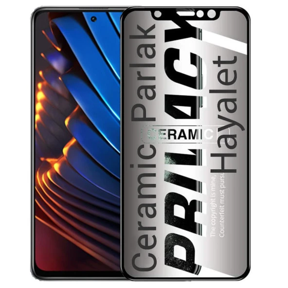 Xiaomi Poco X3 Gt Hayalet Ekran Koruyucu Parlak Seramik Kırılmaz Cam 9018000001554 ürün görseli 1
