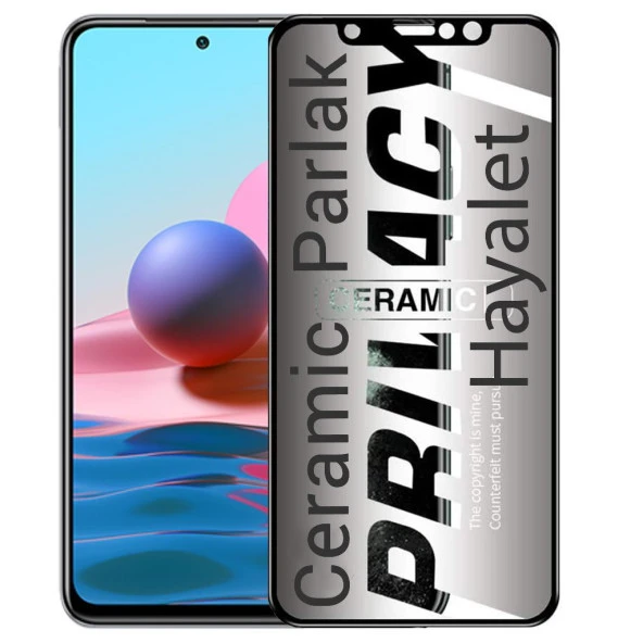 Xiaomi Redmi Note 10 Hayalet Ekran Koruyucu Parlak Seramik ürün görseli 1