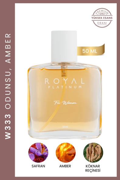 Royal Platinum W333 Kadın Parfüm Safran Amber ürün görseli 1