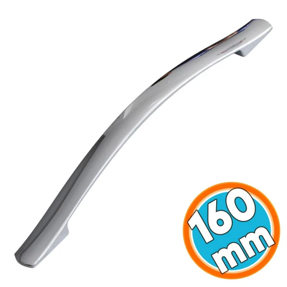 Metal Kulp 160 mm-16 cm Mobilya Çekmece Mutfak Dolabı Dolap Kapak Krom Kulpları Kulbu Kulpu ürün görseli 1