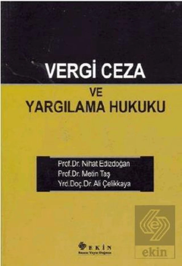 Vergi Ceza ve Yargılama Hukuku Nihat Edizdoğan ürün görseli 1