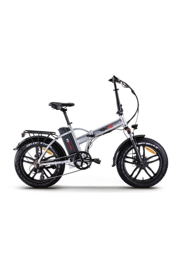RKS RSIII PRO X ( RS3 ) ELEKTRİKLİ KATLANABİLİR BİSİKLET SİLVER ürün görseli 1