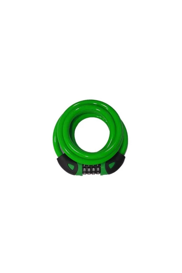 Zozo 12x1800 Mm Şifreli Bisiklet Kilidi Yeşil ürün görseli 1