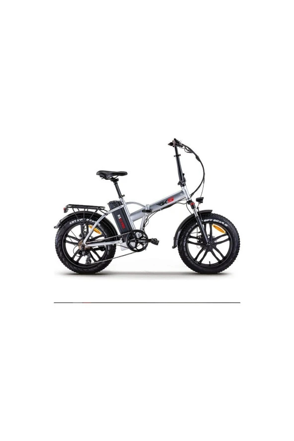 RKS RS3 Pro Gri Katlanabilir Elektrikli Bisiklet ürün görseli 1