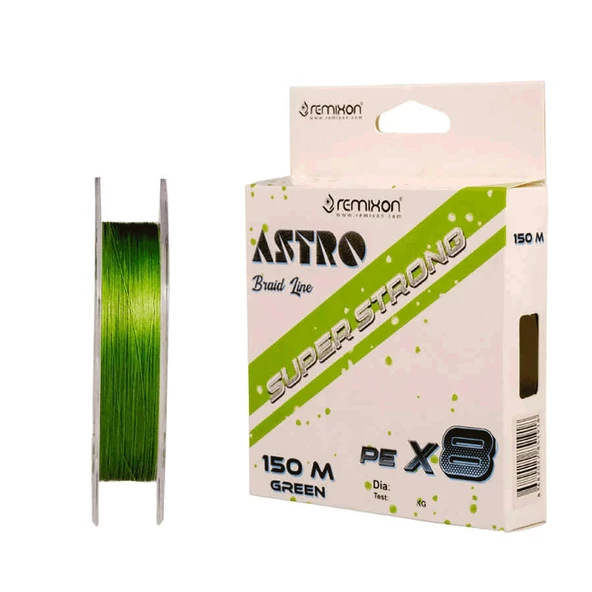 Remixon Astro 8X 150m Green İp Misina  0.06 mm /  10lb-4.6 kg ürün görseli 1