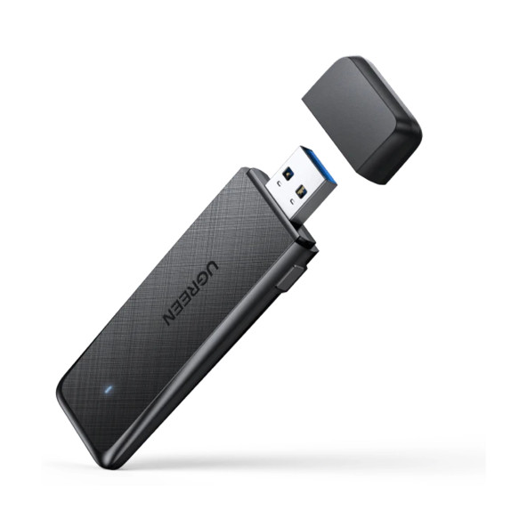 Ugreen AC1300 USB 3.0 1300Mbps 2.4/5Ghz Wi-Fi Kablosuz Alıcı Ağ Adaptörü ürün görseli 1