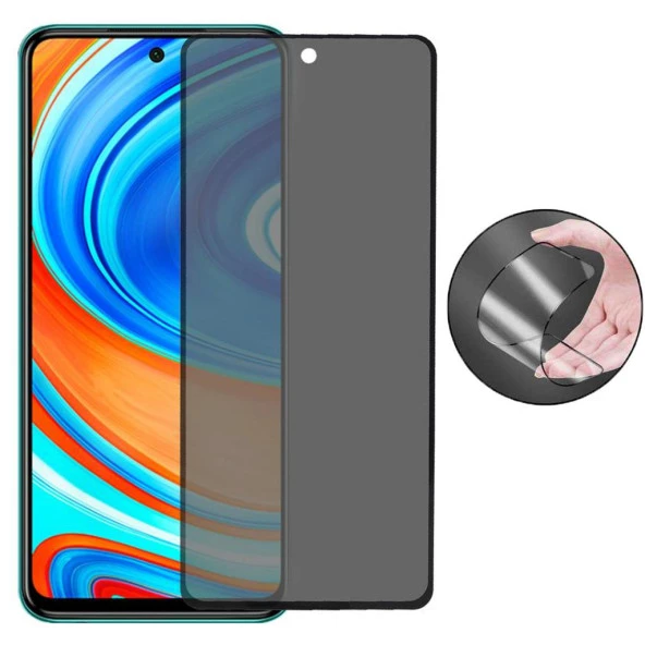 Xiaomi Redmi Note 9 Pro Hayalet Seramik Ekran Koruyucu Tam Kaplar ürün görseli 1