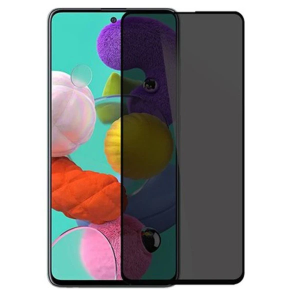 Samsung Galaxy A51 Uyumlu Hayalet Ekran Koruyucu Tam Kaplayan Gizli Privacy 9018000001815 ürün görseli 1