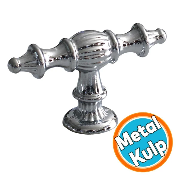 Mobilya Kulp Renk Düğme Mutfak Çekmece Dolabı Dolap Kulpları Kapak Kulpu Kulbu Tek Vida Krom ürün görseli 1