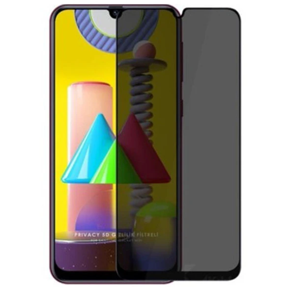Samsung Galaxy M21 Uyumlu Hayalet Ekran Koruyucu Kırılmaz Cam ürün görseli 1