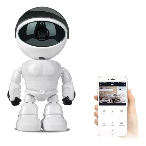 Otomatik Izleme Akıllı Robot Izleme Kamerası Kablosuz Wifi Ev Uzaktan Ağ Monitörü Ev Güvenlik Robotu ürün görseli 1