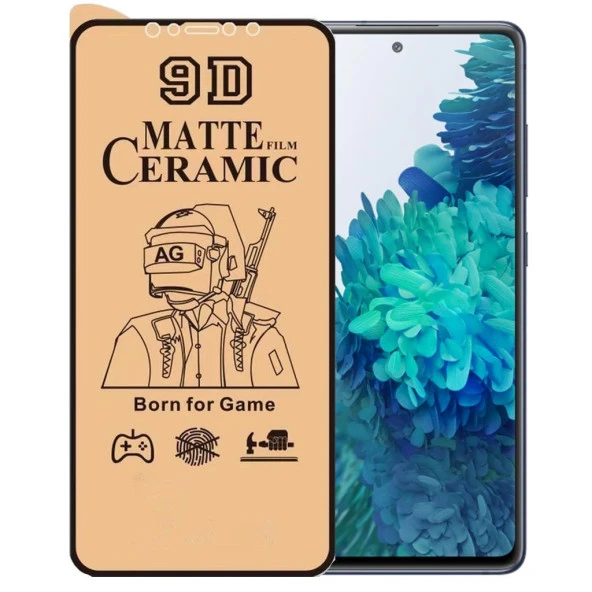 Samsung Galaxy S20 FE ile Uyumlu Ekran Koruyucu 9D Mat Seramik Nano Tam Kaplayan ürün görseli 1