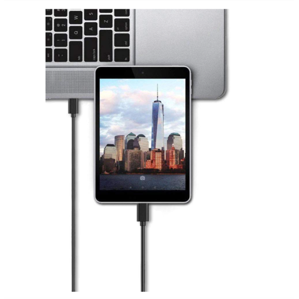 QASUL Type-C USB Şarj ve Data Kablosu - 3 Metre Siyah - Resim 3