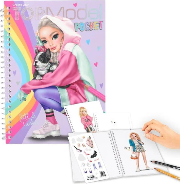 Top Model Topmodel Pocket Cep Boyama Kitabı 0412727_A ürün görseli 1