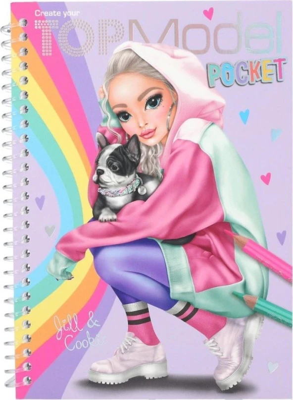 Top Model Topmodel Pocket Cep Boyama Kitabı 0412727_A - Resim 2
