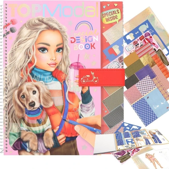 Top Model Topmodel Özel Kumaş Desenli Tasarım Kitabı 0412725_A ürün görseli 1