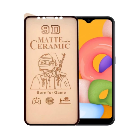 Samsung A01 Ekran Koruyucu 9D Mat Seramik Nano Tam Kaplayan ürün görseli 1