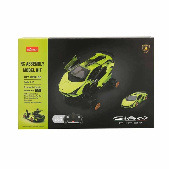 1:18 Lamborghini Sian FKP 37 Uzaktan Kumandalı Model Araç Montaj Kiti ürün görseli 1