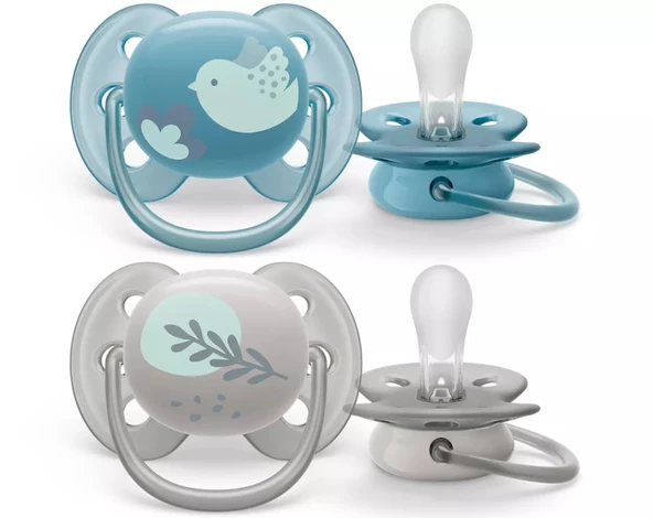 Philips Avent Ultra Soft Yumuşak 2li Emzik 6-18 Ay - SCF091/15 ürün görseli 1