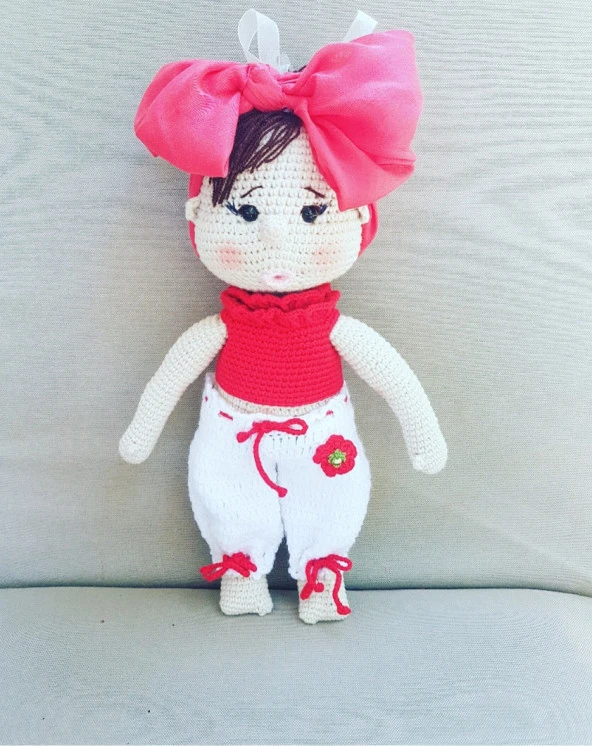Fatoş Bebek Amigurumi Organik Oyuncak ürün görseli 1