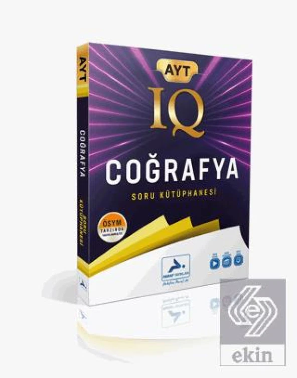AYT IQ Coğrafya Soru Kütüphanesi PRF Yayınları ürün görseli 1