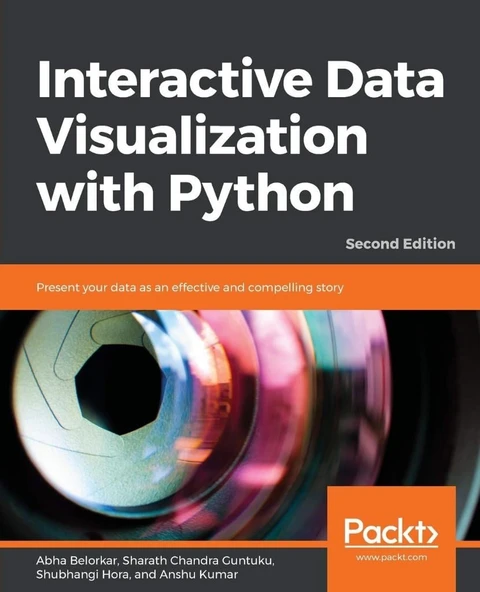 Interactive Data Visualization with Python Present your data as an effective and compelling story 2nd ed. Belorkar Guntuku ürün görseli 1