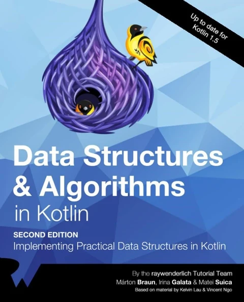 Data Structures & Algorithms in Kotlin  Implementing Practical Data Structures in Kotlin Braun 2nd Edition Up to date for kolin 1.5 Braun Galata ürün görseli 1