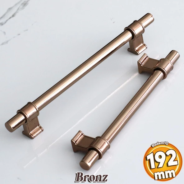 Hisar Bronz Metal Kulp 192 mm-19.2 cm Mobilya Çekmece Mutfak Dolap Kapak Dolabı Kulpları Kulbu Kulpu ürün görseli 1