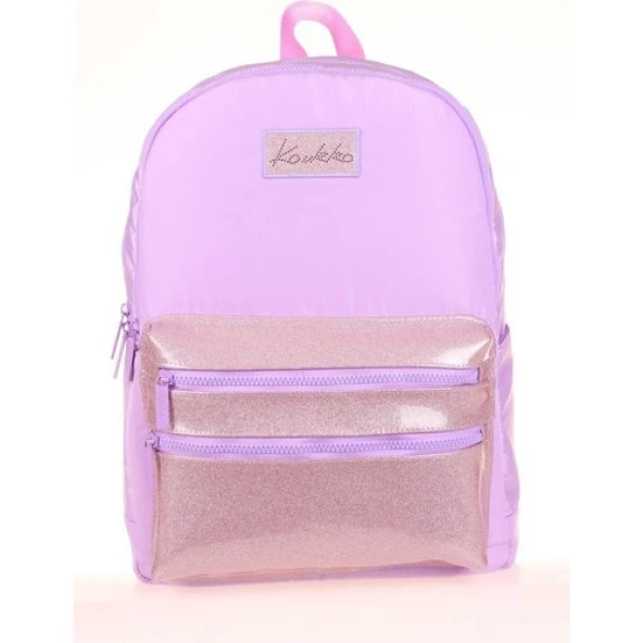 KAUKKO MAGIC DREAMS SIRT ÇANTASI (LEATHER LILAC) ürün görseli 1
