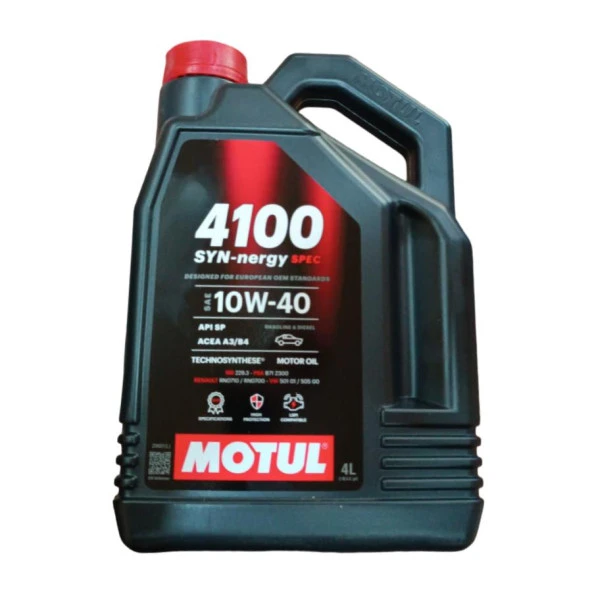 Motul 4100 Syn-nergy SPEC 10W-40 4L ürün görseli 1