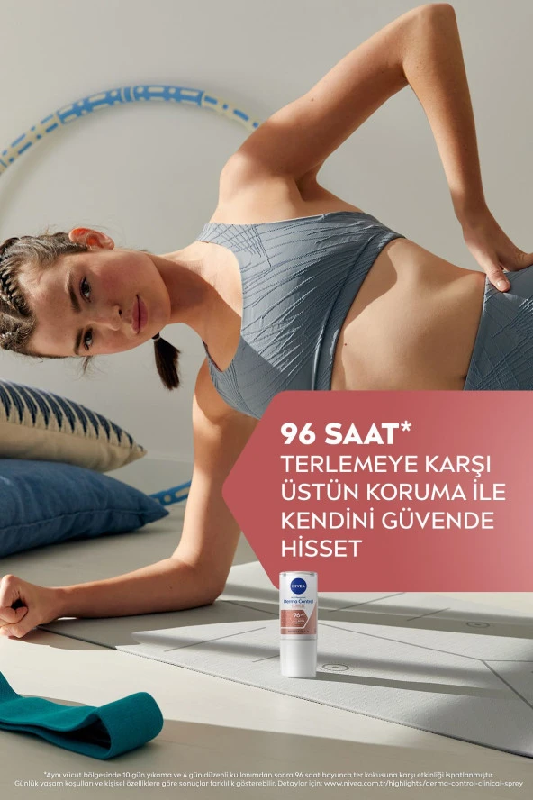 Kadın Roll-on Deodorant Derma Control Clinical 50ml, C Vitamini İle Koltuk Altı Kararma Karşıtı ürün görseli 1
