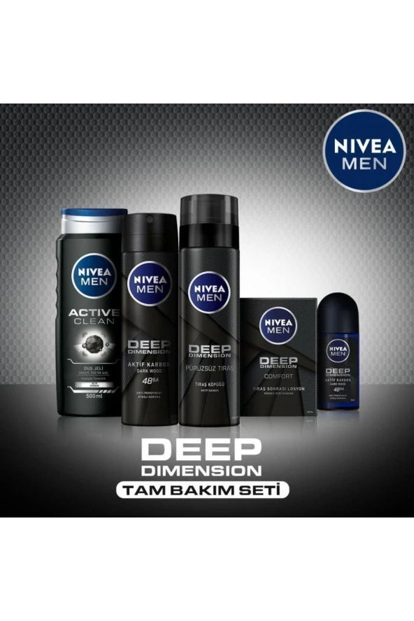 Men Deep Dimension Tıraş Köpüğü 200 ml - Resim 2