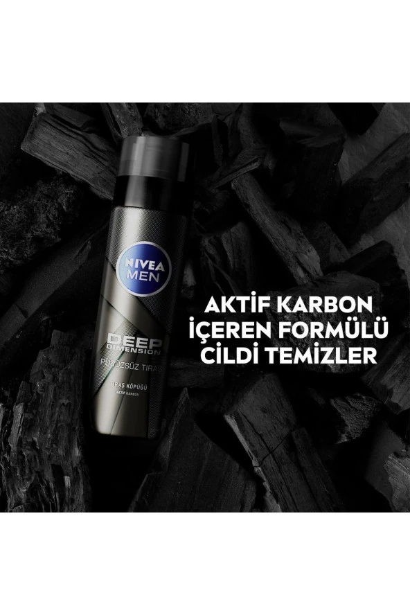 Men Deep Dimension Tıraş Köpüğü 200 ml - Resim 4
