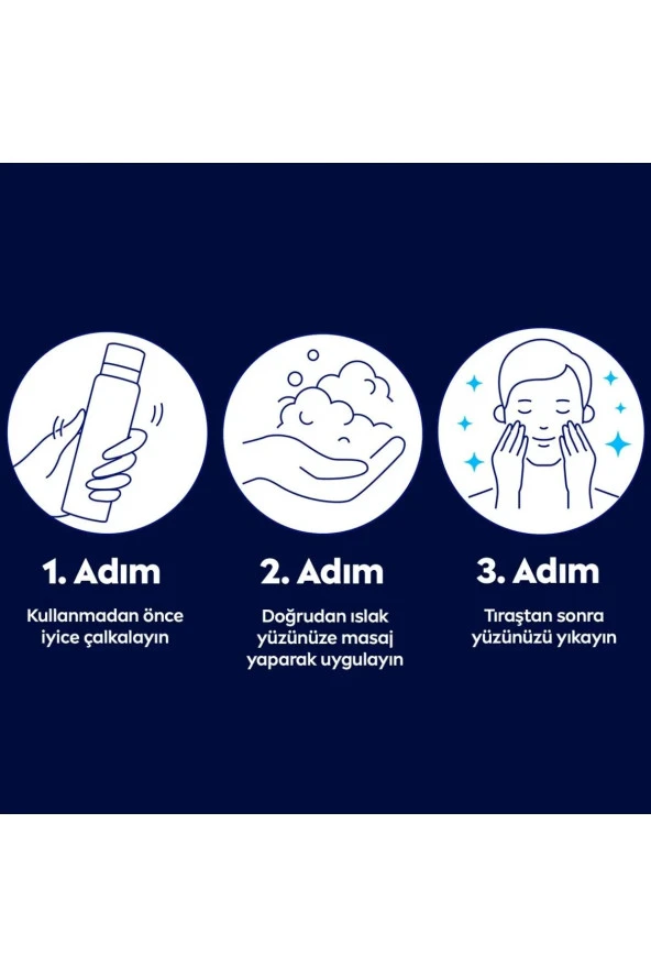 Men Deep Dimension Tıraş Köpüğü 200 ml - Resim 5
