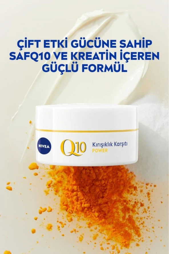 Q10 Power Kırışıklık Karşıtı Gündüz Yüz Bakım Kremi 50ml, Spf15, Sıkılaştırıcı, Q10 Ve Keratin Bakım ürün görseli 1