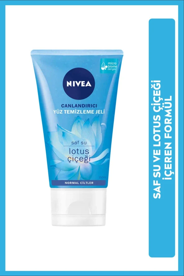 Canlandırıcı Yüz Temizleme Jeli 150 Ml, Saf Su Ve Lotus Çiçeği Ile Etkili Yüz Temizleyici ürün görseli 1