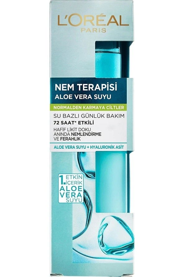 Nem Terapisi Aloe Vera Suyu Normal-karma Ciltler Su Bazlı Günlük Bakım 70 Ml X 2 Adet ürün görseli 1