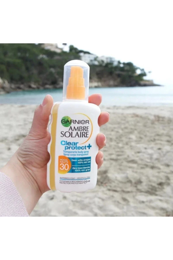 Ambre Solaire Clear Protect Şeffaf Vücut Spreyi Gkf30 200 Ml ürün görseli 1