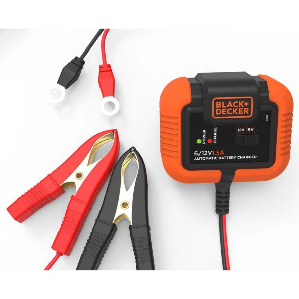 BLACK+DECKER BXA21 6V/12V 72A Akıllı Akü Şarj ve Akü Bakım Cihazı ürün görseli 1