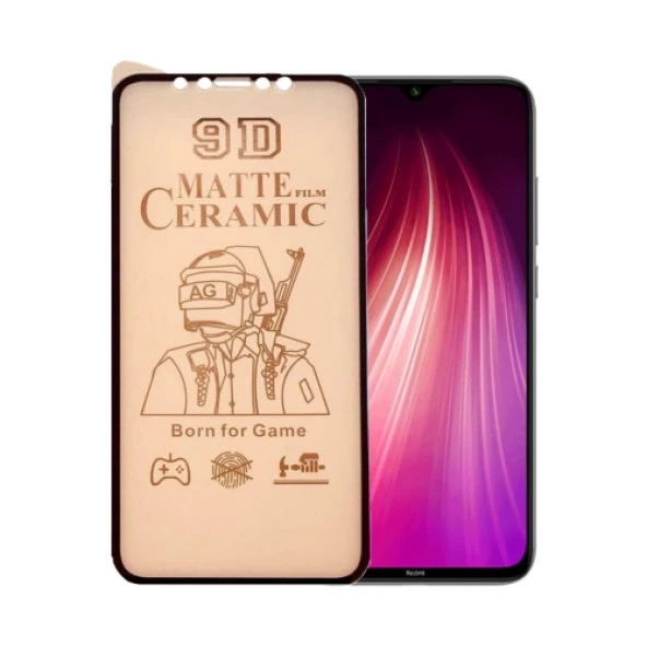 Xiaomi Redmi Note 8 Uyumlu Ekran Koruyucu 9D Mat Seramik Nano Tam Kaplar ürün görseli 1