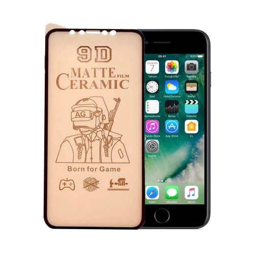 iPhone 7 Ekran Koruyucu 9D Mat Seramik Nano Tam Kaplayan ürün görseli 1