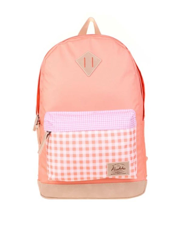 Kaukko Wichlight Sırt Çantası Plaid Somon K1644 ürün görseli 1