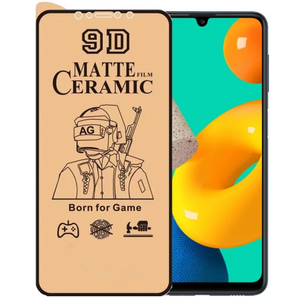 Samsung M32 Ekran Koruyucu 9D Mat Seramik Nano Tam Kaplayan ürün görseli 1