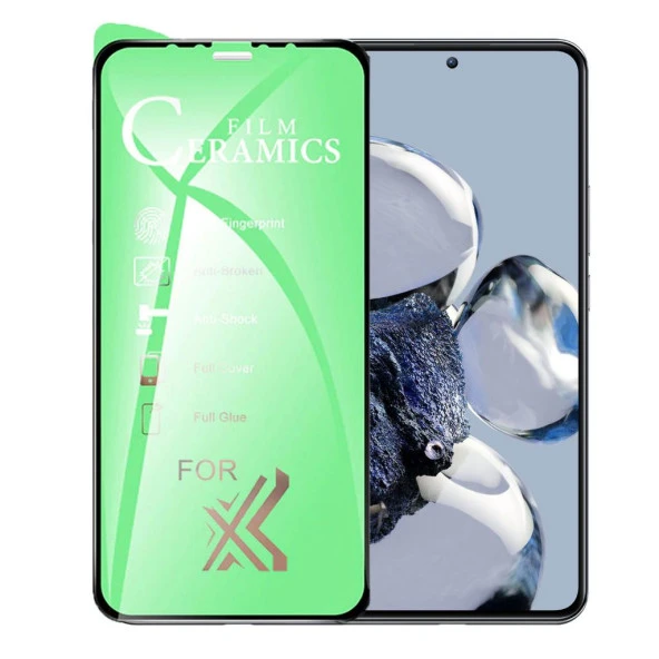 Xiaomi 12T Pro Uyumlu Ekran Koruyucu Seramik Nano Tam Kaplayan 9018000001394 ürün görseli 1