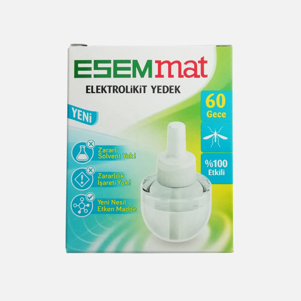 ESEMMAT ELEKTROLİKİT YEDEK 60 GECE 45GR ürün görseli 1
