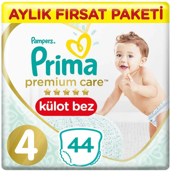 Prima Premium Care Bebek Külot Bezi 4 Beden 44 Adet ürün görseli 1