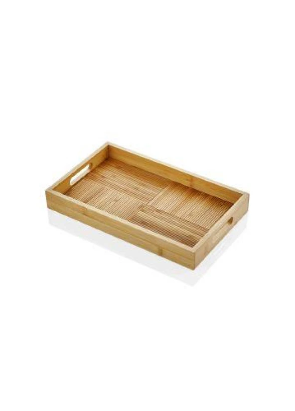 THE MİA  Natura Bambu Tepsi 36x22 cm ürün görseli 1