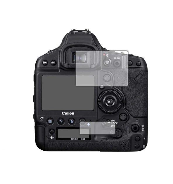 Canon EOS-1D X Mark III Uyumlu 2 Adet Fotograf Makinesi Için Lcd Ekran Koruyucu Nano Jelatin ürün görseli 1