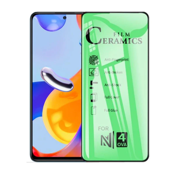 Xiaomi Redmi Note 11 Pro Uyumlu Ekran Koruyucu 9D Seramik Nano Tam Kaplayan ürün görseli 1