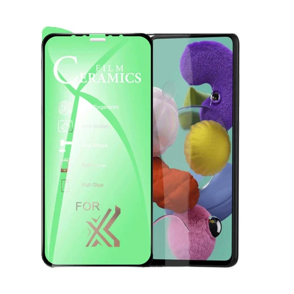 Samsung Galaxy A51 Uyumlu Ekran Koruyucu 9D Seramik Nano Tam Kaplayan Kavisli ürün görseli 1